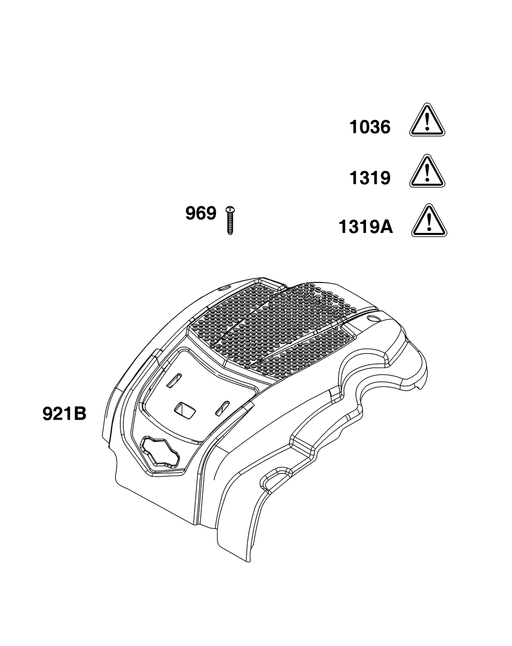 Blower Housing Group Diagram and Parts List for 104M02-0133-H5 100000 - 19Z999 Briggs and Stratton Engine